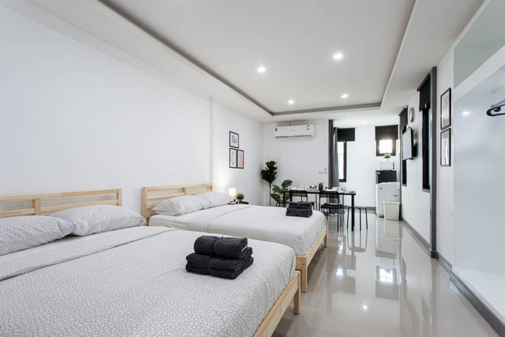 방콕 P4 Silom Large 2Beds Full Kitchen Wifi 4-6Pax 아파트 외부 사진
